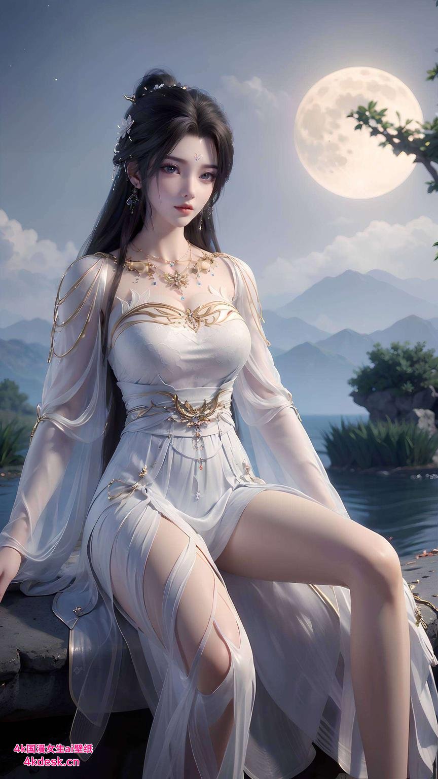 高清壁纸呈现完美像素清漪与云曦