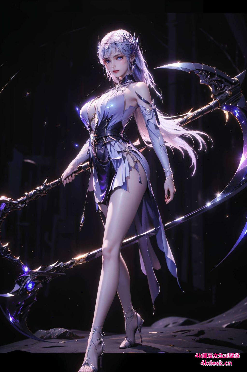 浪漫接吻瞬间唯美画风