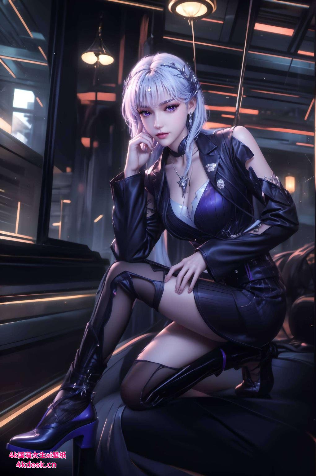 圣采儿国漫壁纸图文清新治愈