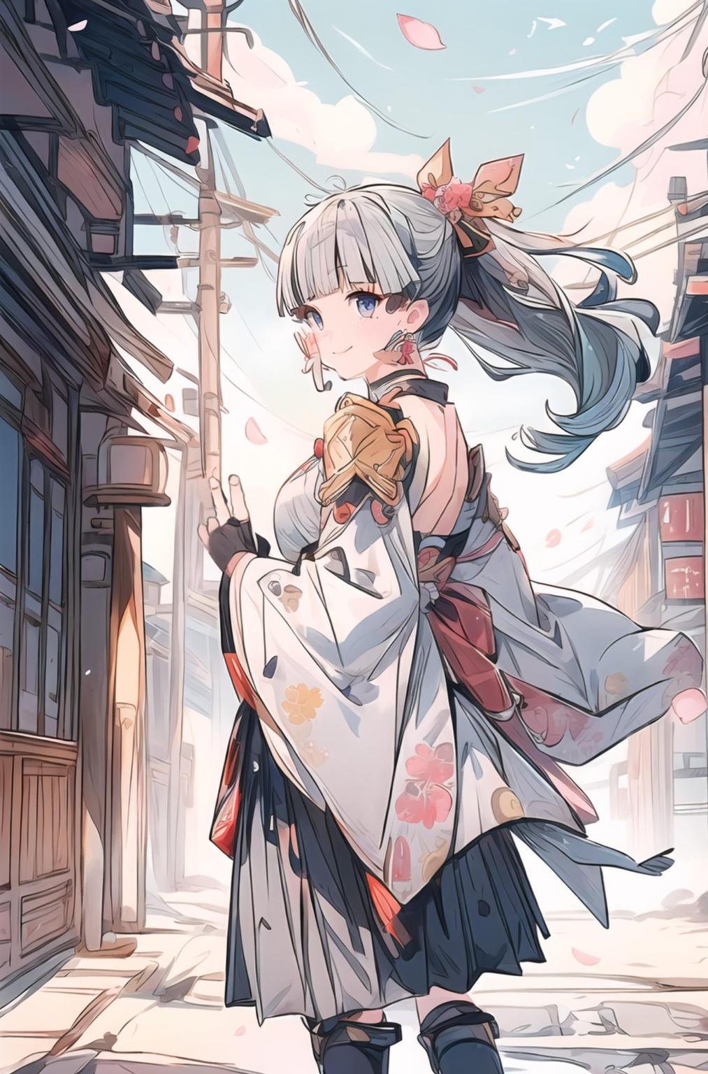 里凌华女神驾到！这款电脑壁纸护眼无忧