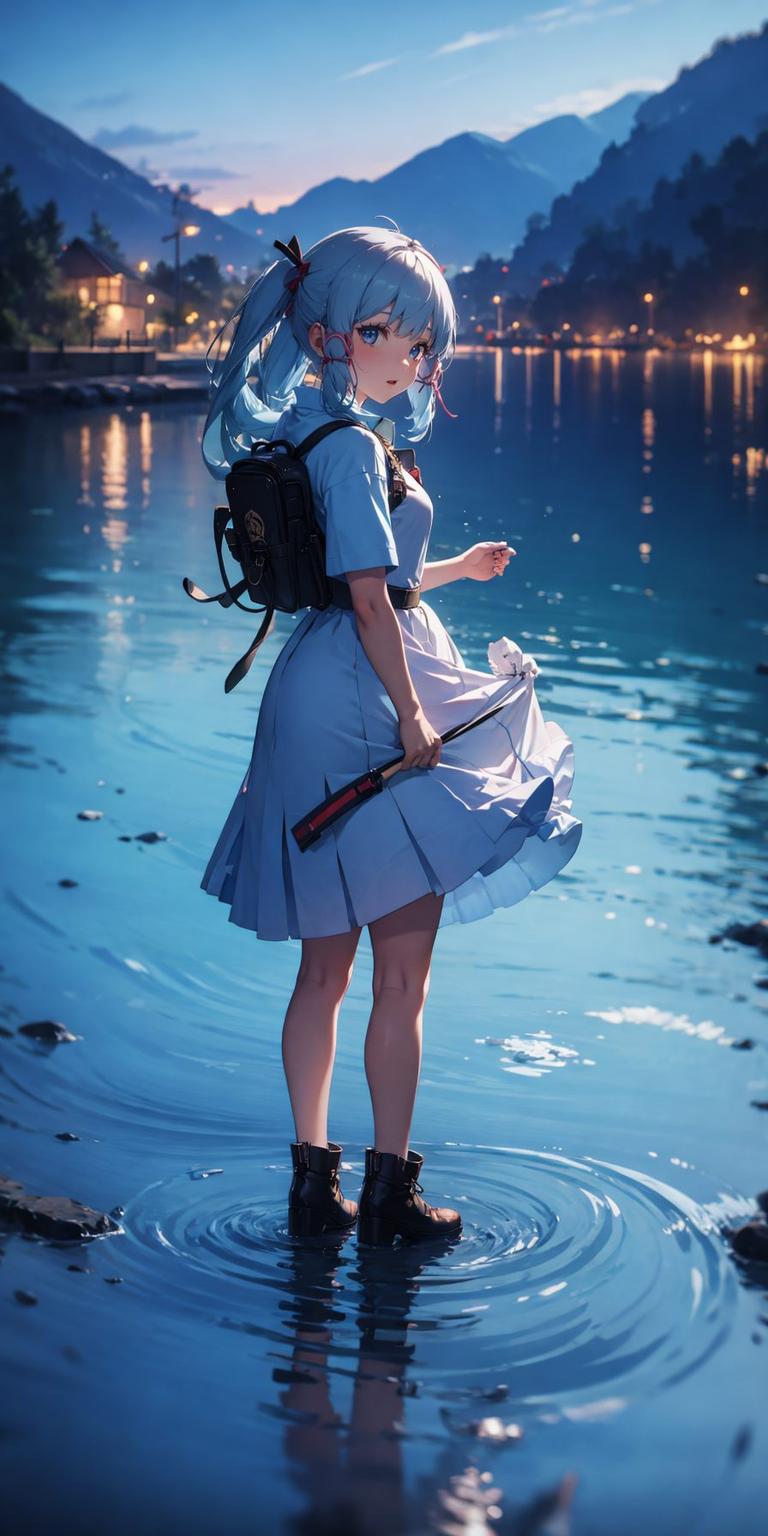 “嗨看这身泳衣套装