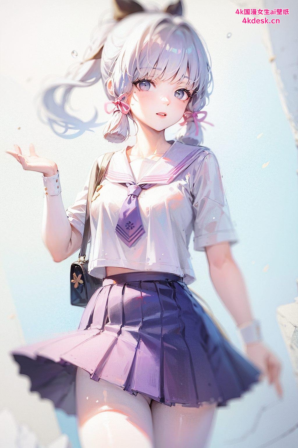 神里凌华转身定格穿梭于幻想世界