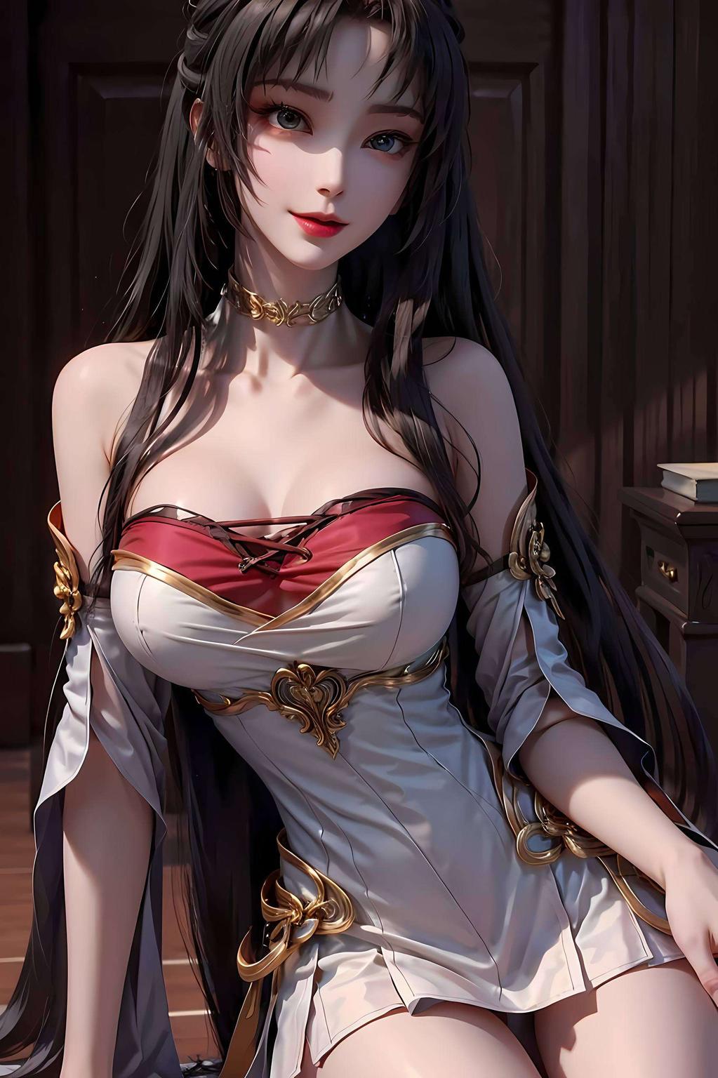 尽显狐族风情优雅坐姿