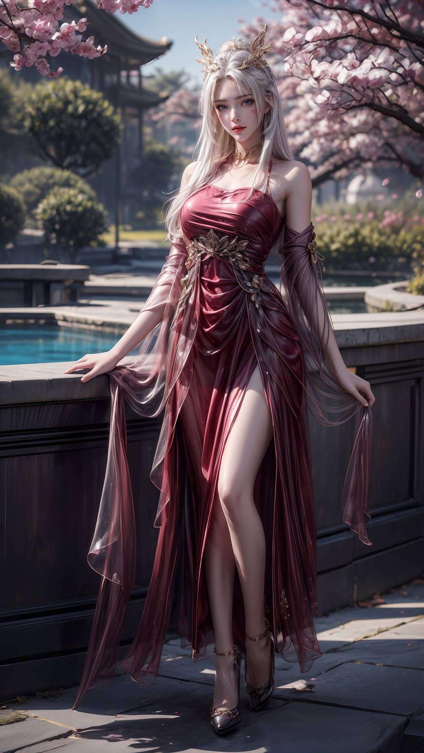 眼神灵动🦊🌸 快来收藏这份神秘与优雅吧！