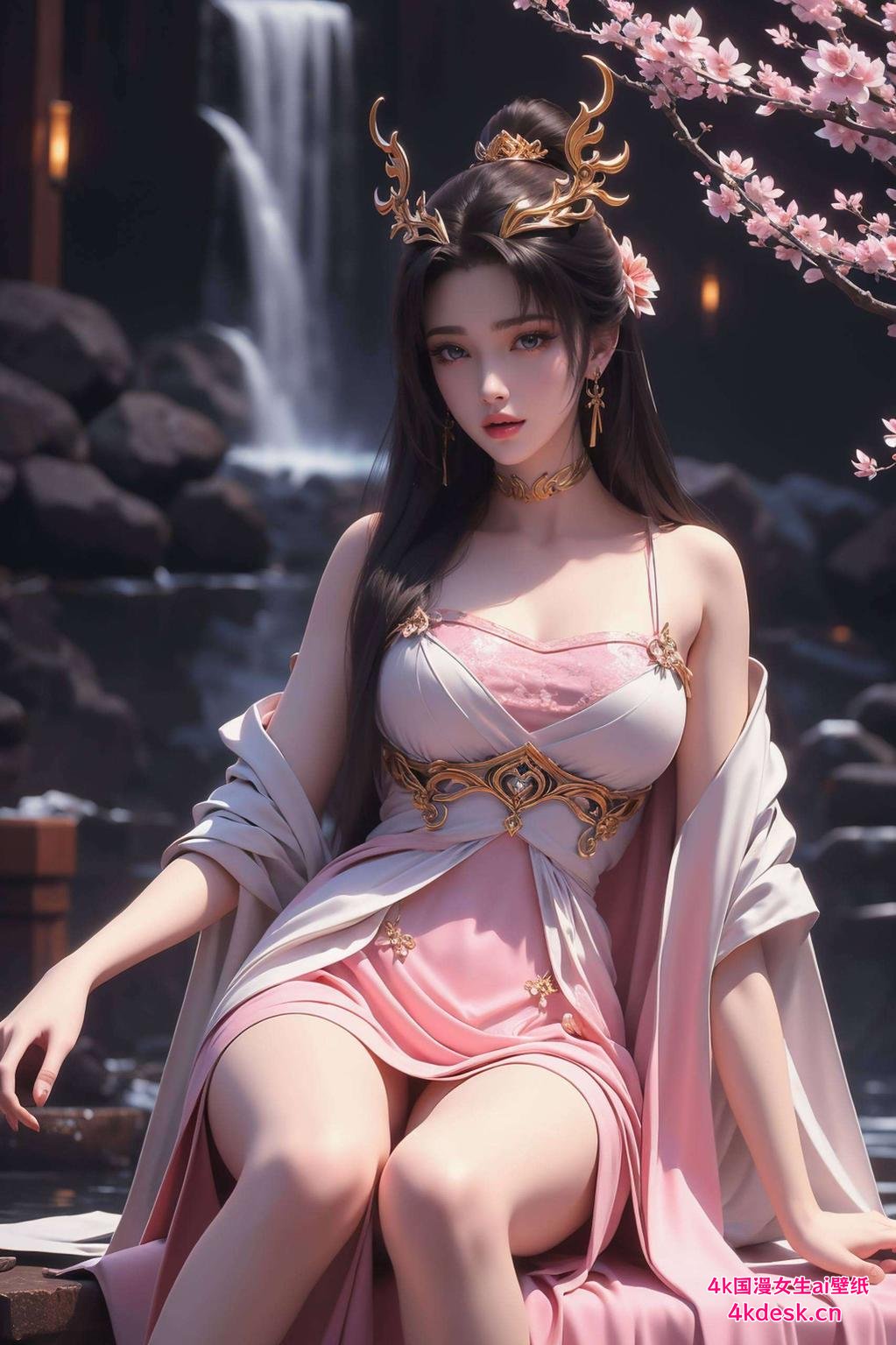 护眼又美观！画面中的天狐仙子灵动飘逸