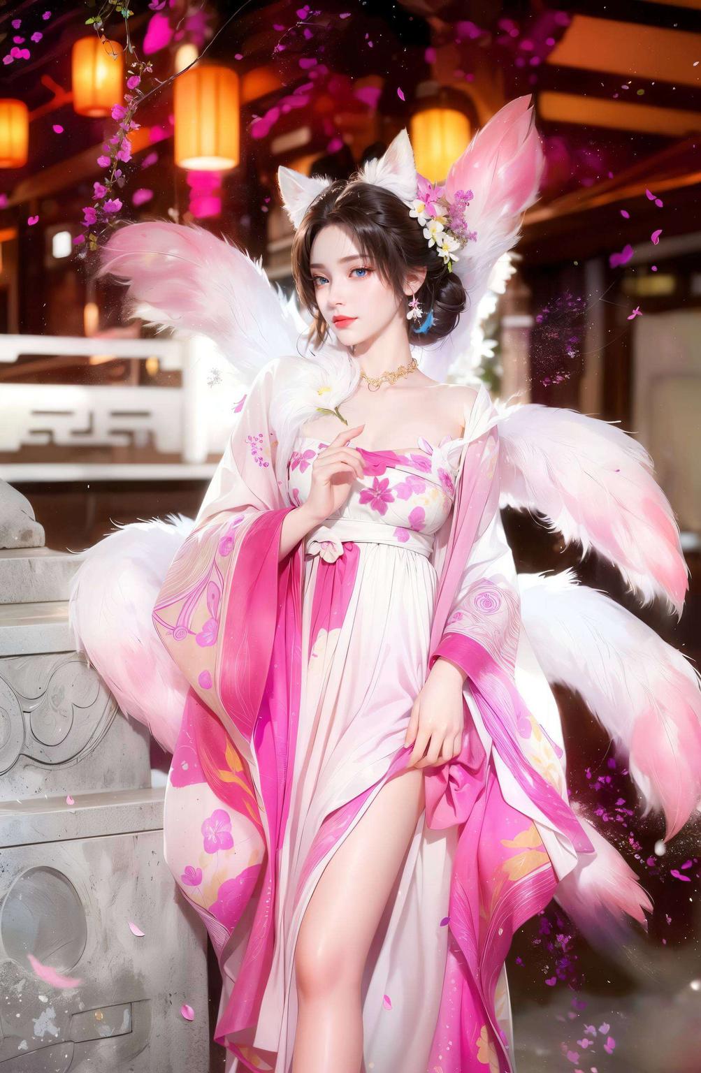 灵动的狐狸尾巴点亮你的电脑桌面