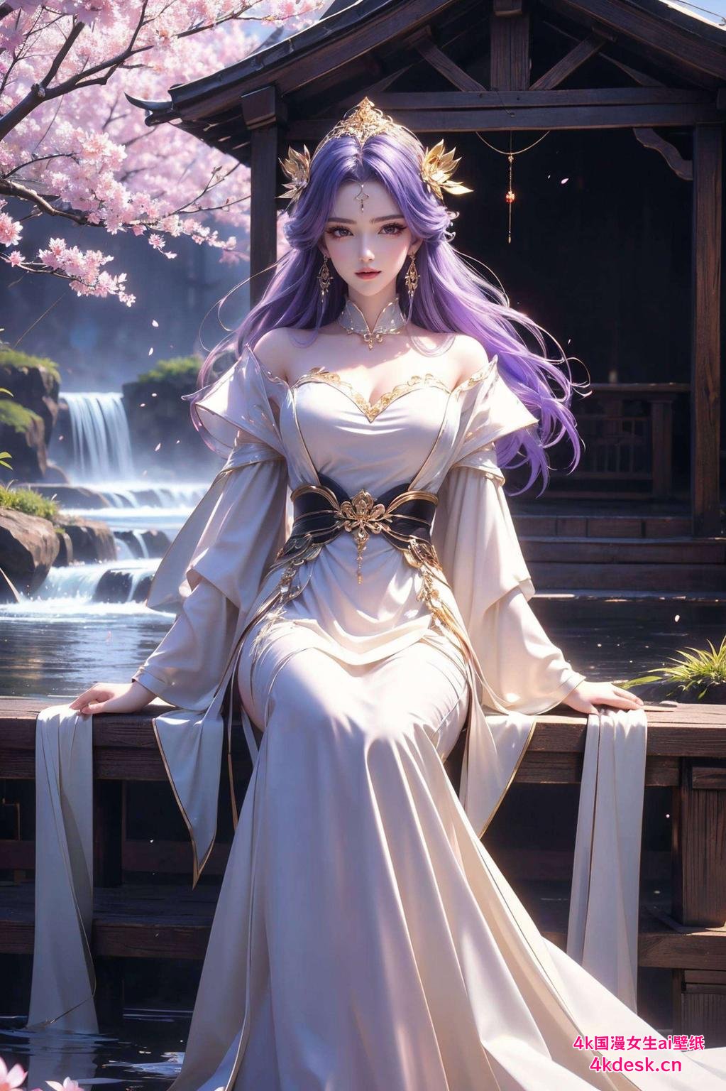 看看这绝美的画面安卓桌面必备！🌟 这里有AI国漫女神壁纸