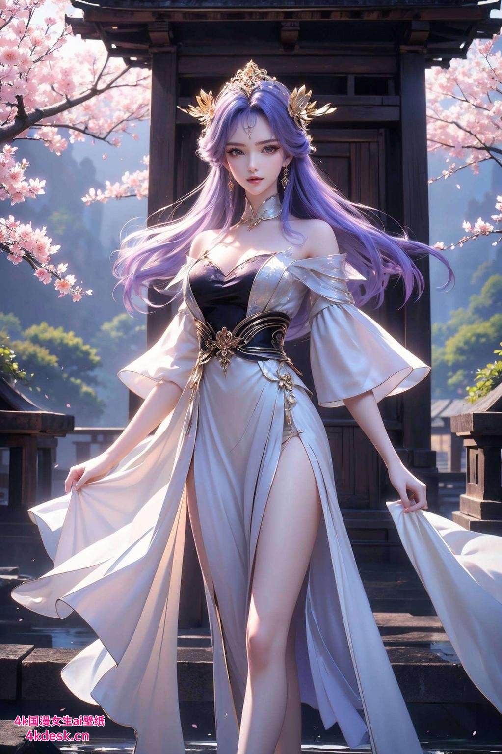 绝对让你们眼前一亮！看这AI国漫女神天穹这款超还原精细的1920x1080壁纸