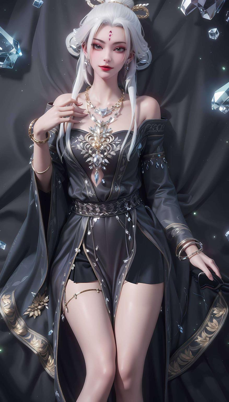 细腻笔触描绘小白屏保壁纸