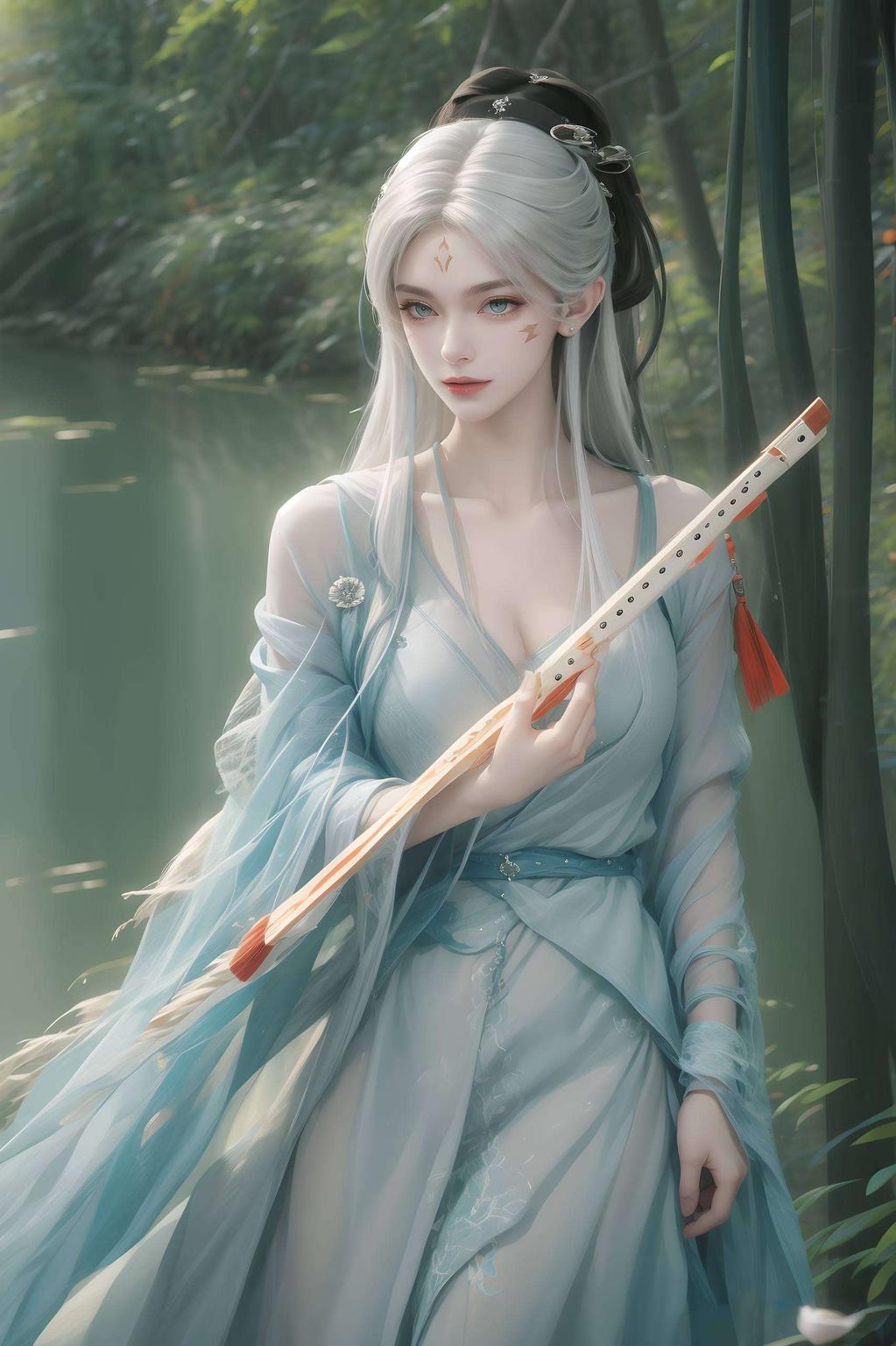 诛仙画卷小白仙姿