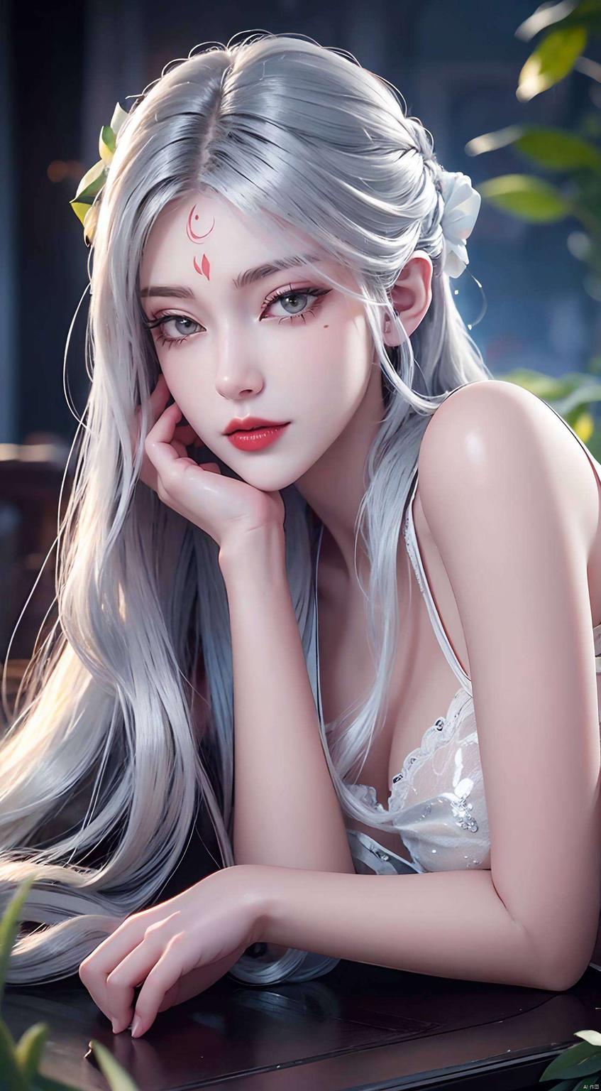 动漫可爱风小白仙气满满