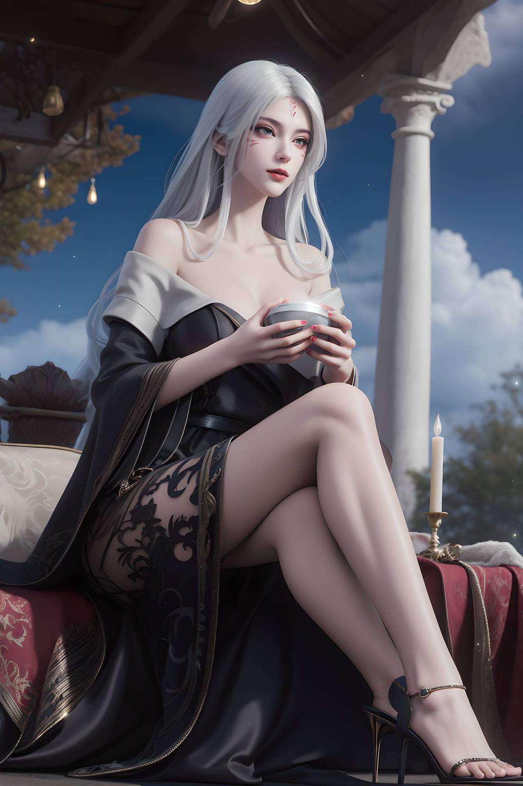 小白古风壁纸细腻描绘