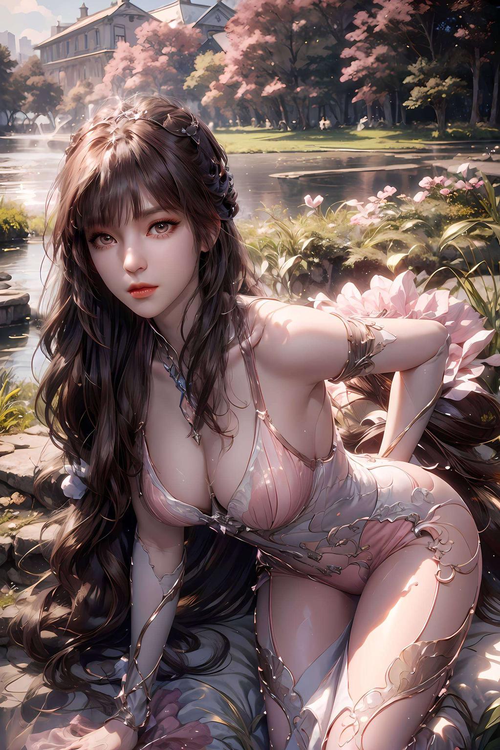 让手机充满活力！快来下载这款马尾女孩的温馨壁纸