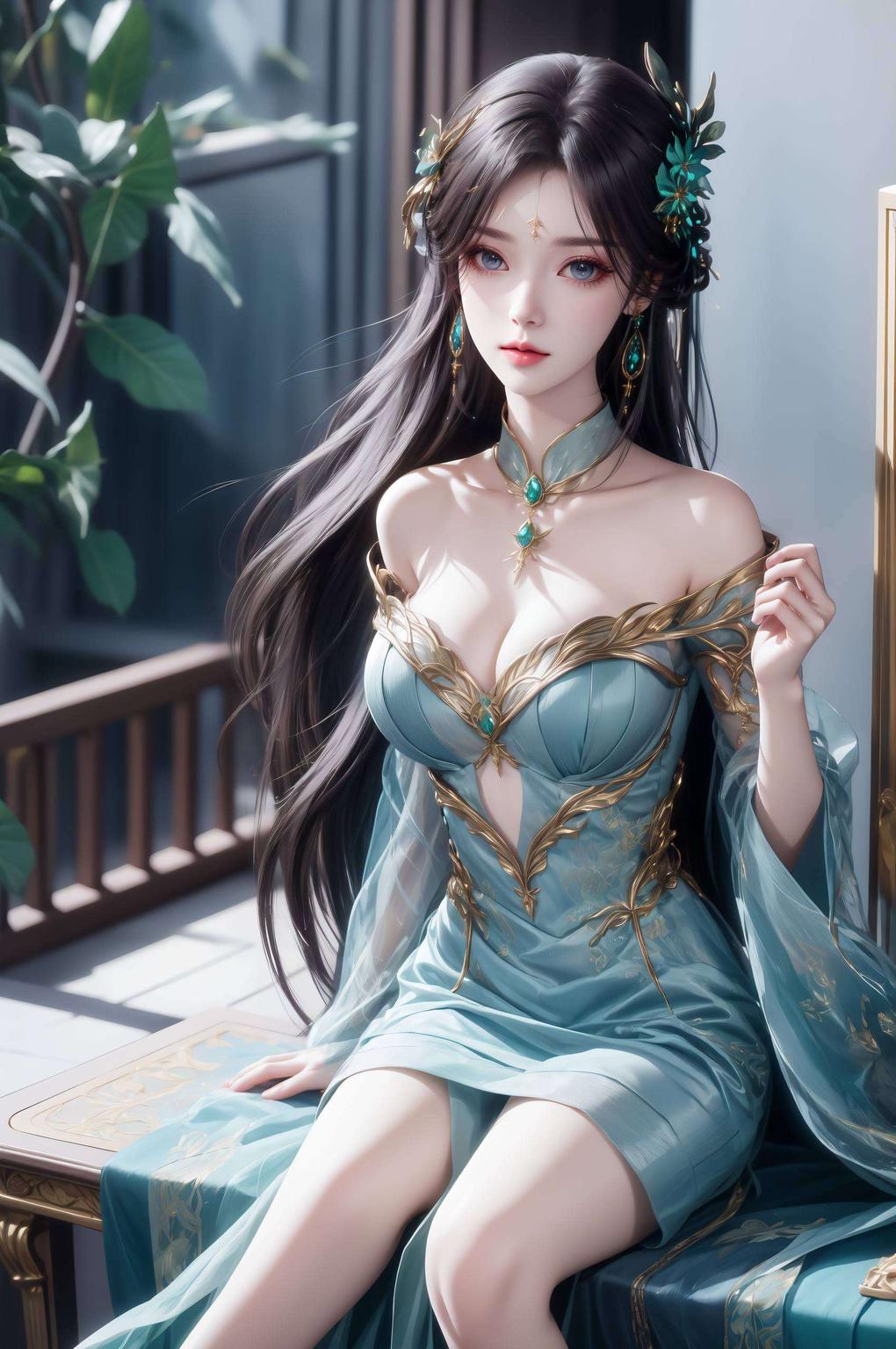 简洁风来袭！萧薰儿正脸壁纸清新脱俗