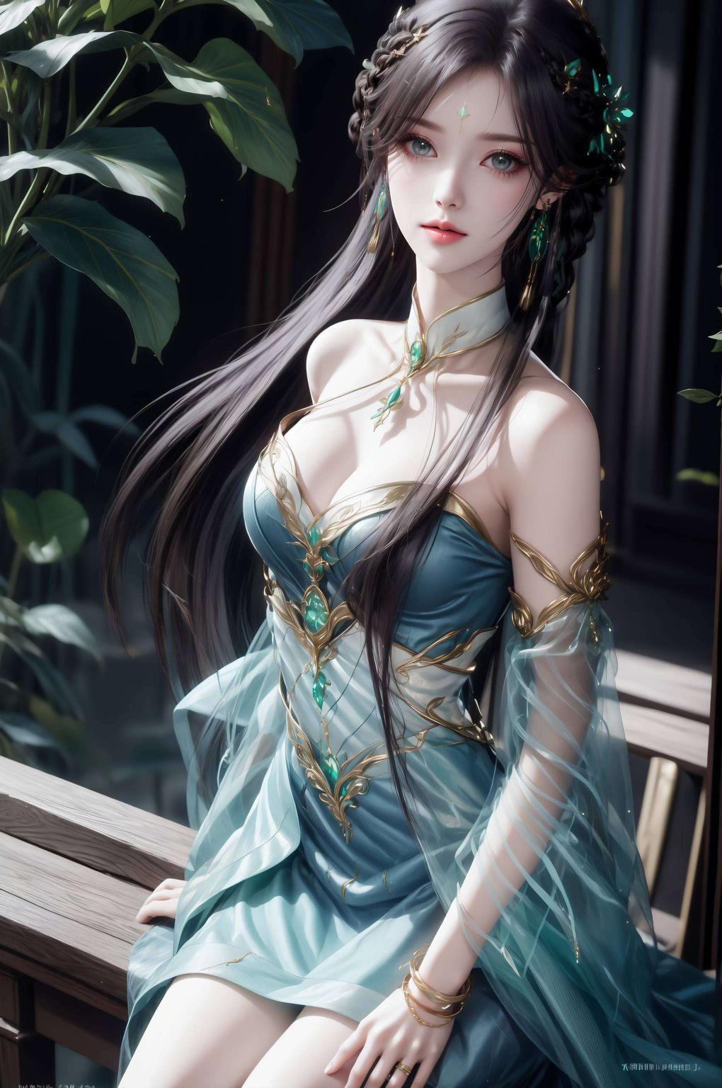 轻松护眼这款护眼壁纸来啦！高清萧薰儿背影