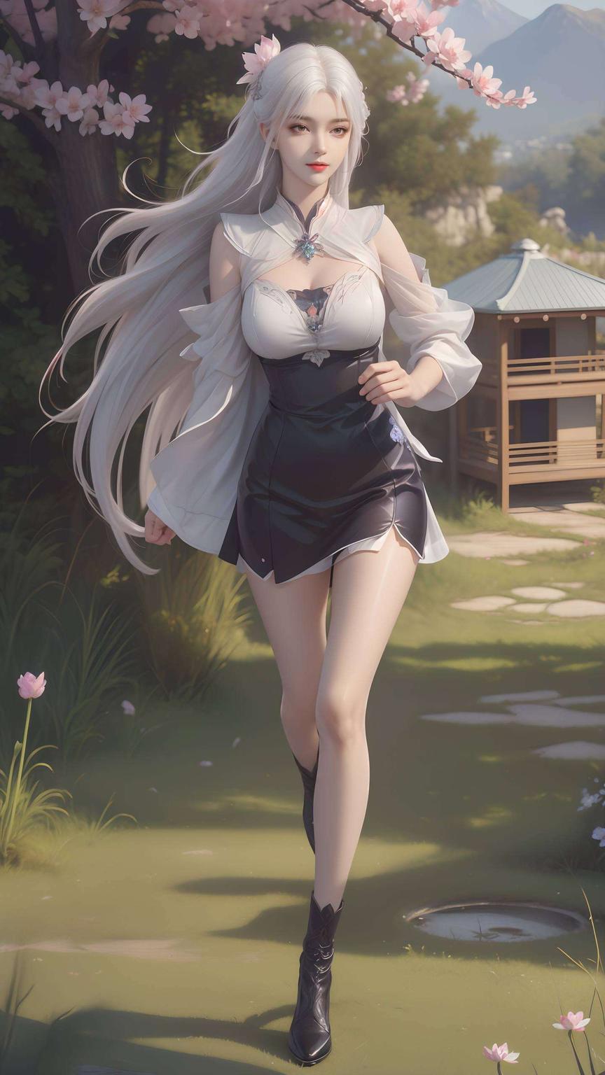 清新脱俗电脑壁纸映仙韵