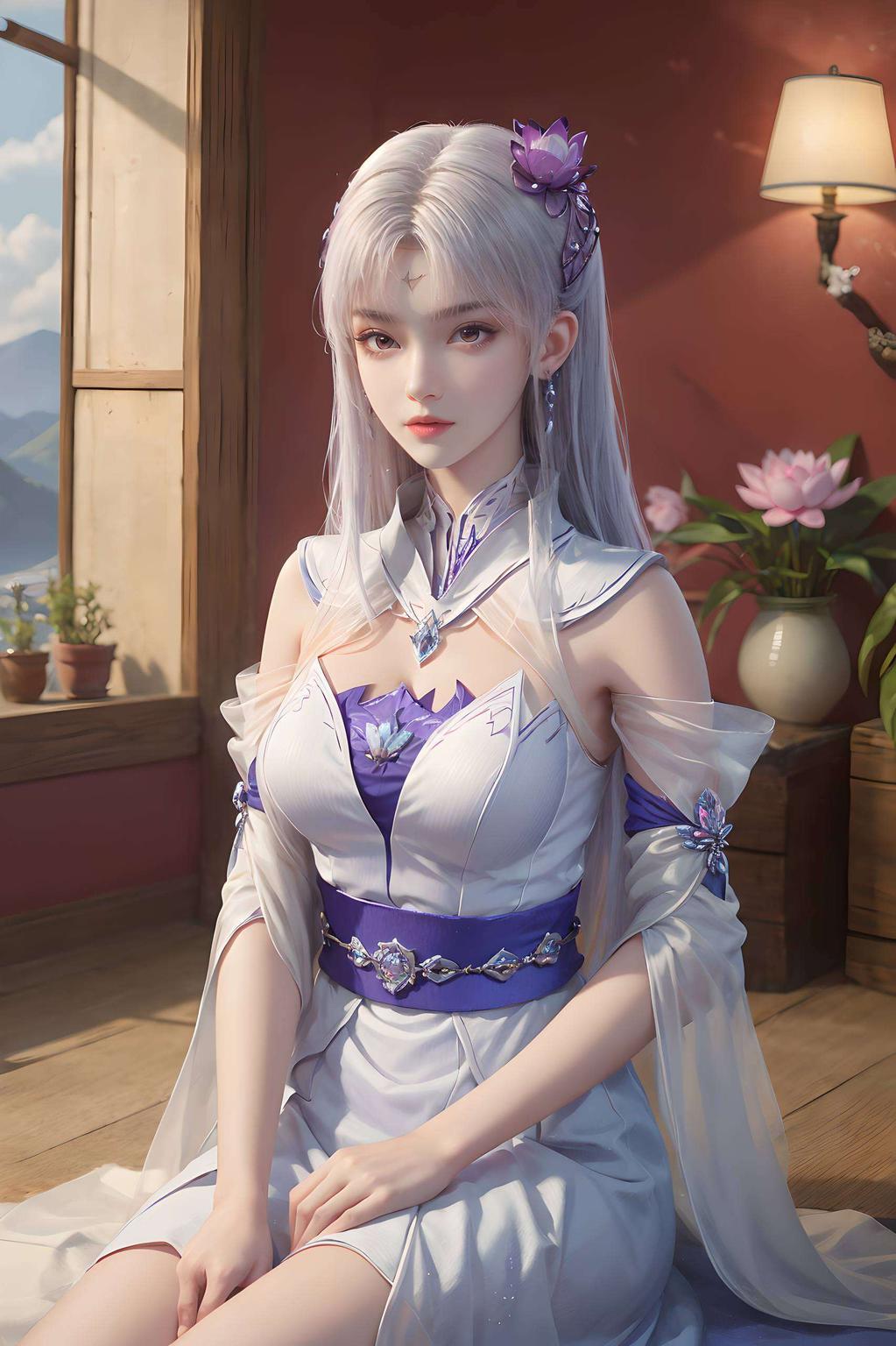 简直美爆了！高清画质这款小医仙第二代建模宽屏壁纸