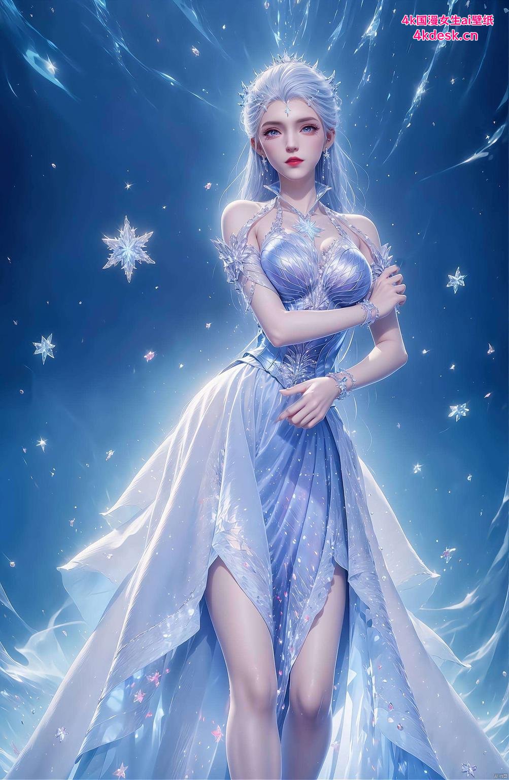 尽在Win10桌面雪女翩翩舞