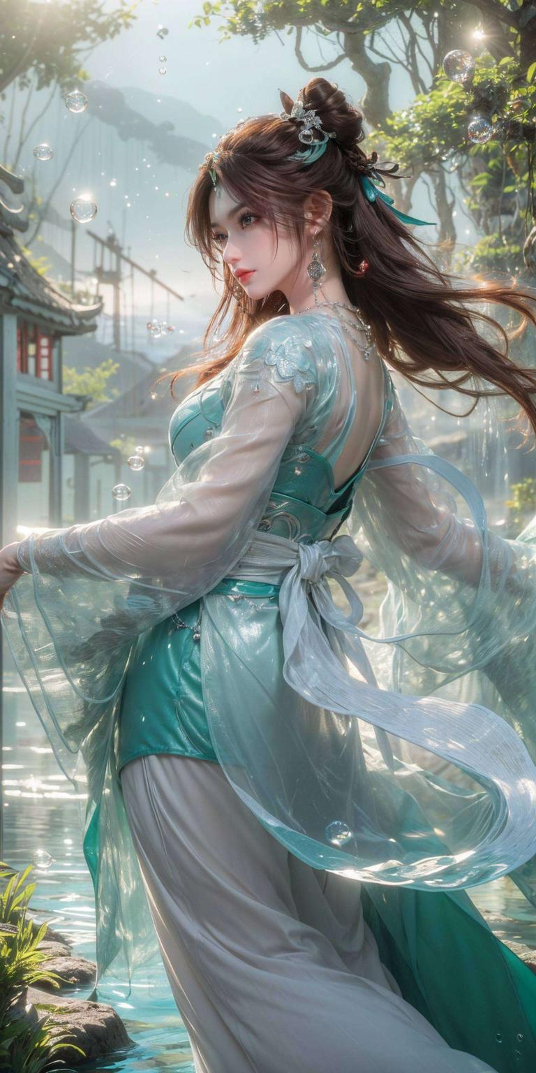 是不是觉得美爆了？这就是我们的壁纸美女——动漫叶倾仙
