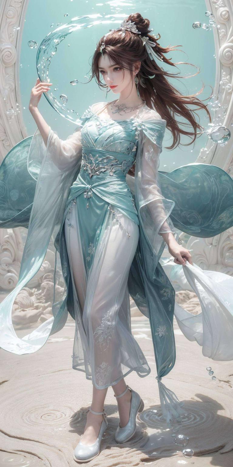 这款紫色古风动漫壁纸以叶倾仙为主题