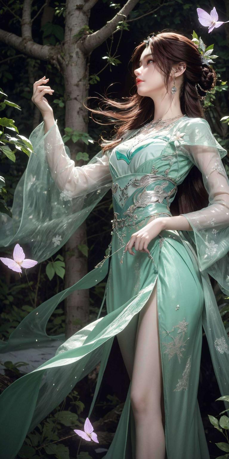 高清手办壁纸叶倾仙翩翩起舞