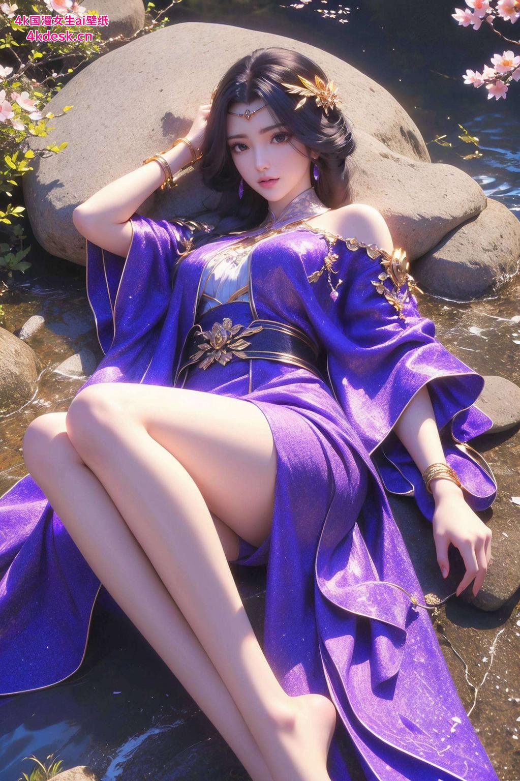 朋友们！今天给大家分享一款超美的电脑粉色伤感壁纸主角云曦的耳朵被咬