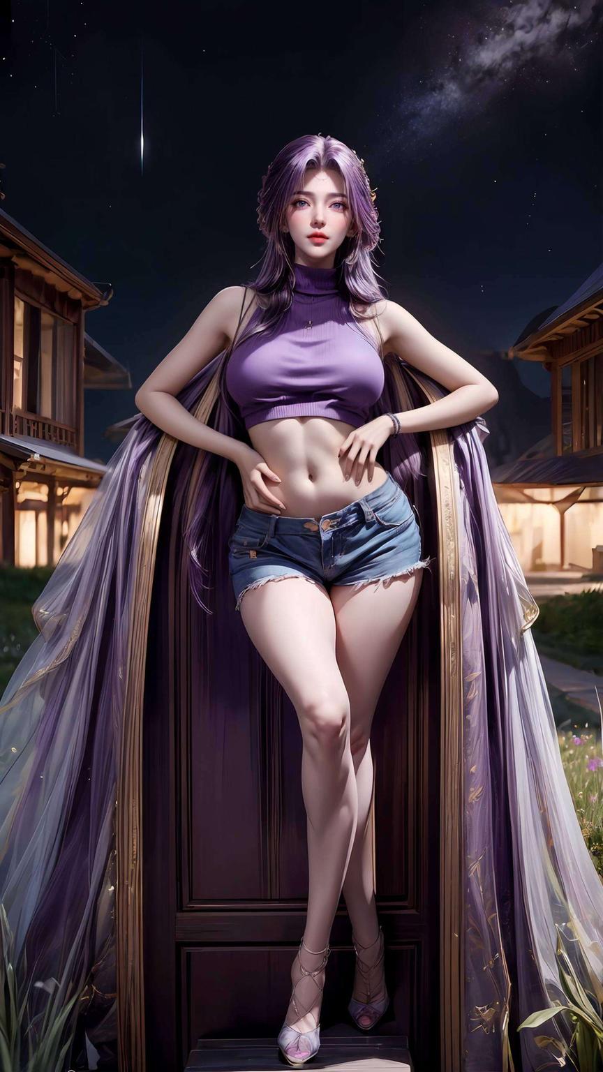 像素完美墨发轻舞