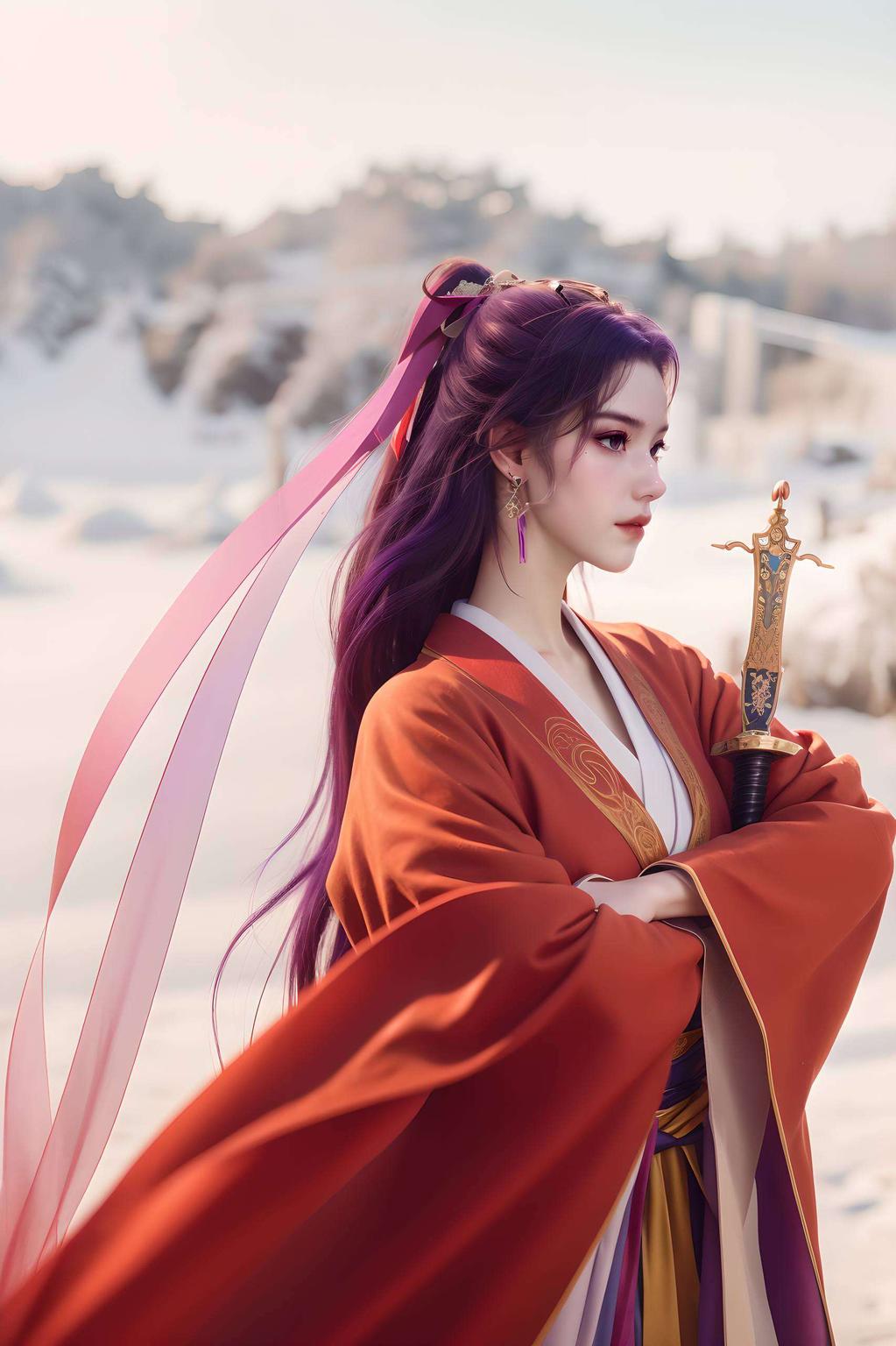 尽在这幅画中师兄风采尽显！云霄横屏壁纸