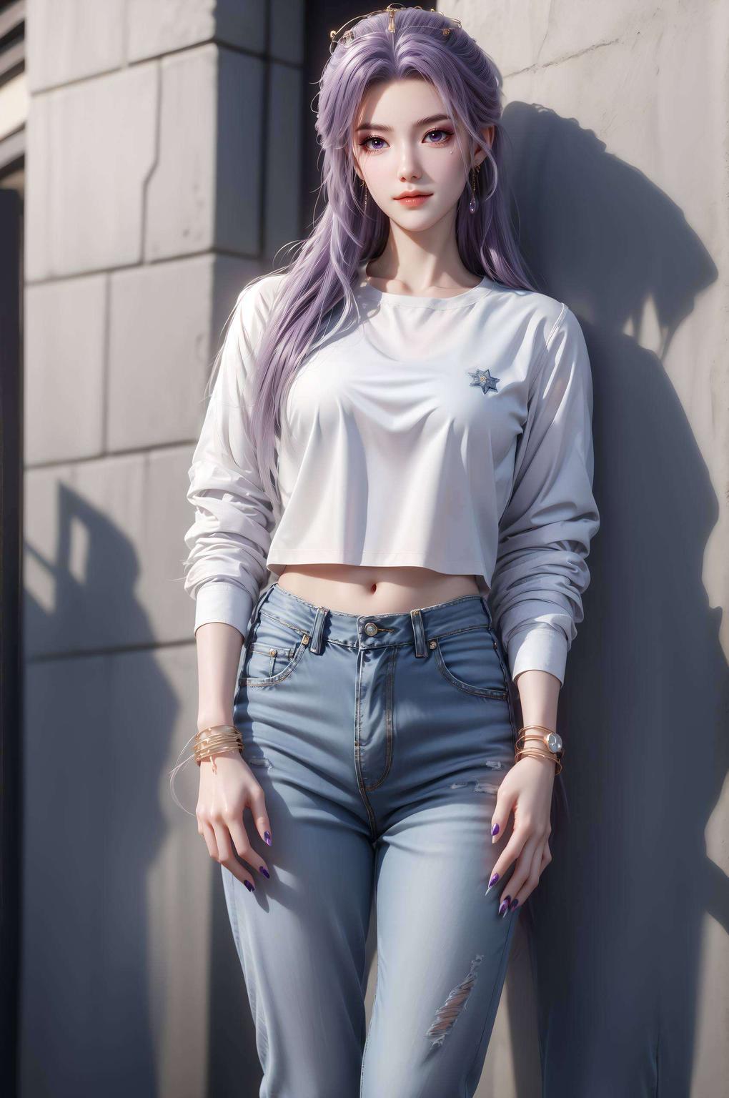 手机壁纸新选择极简风来袭！动漫壁纸女云霄