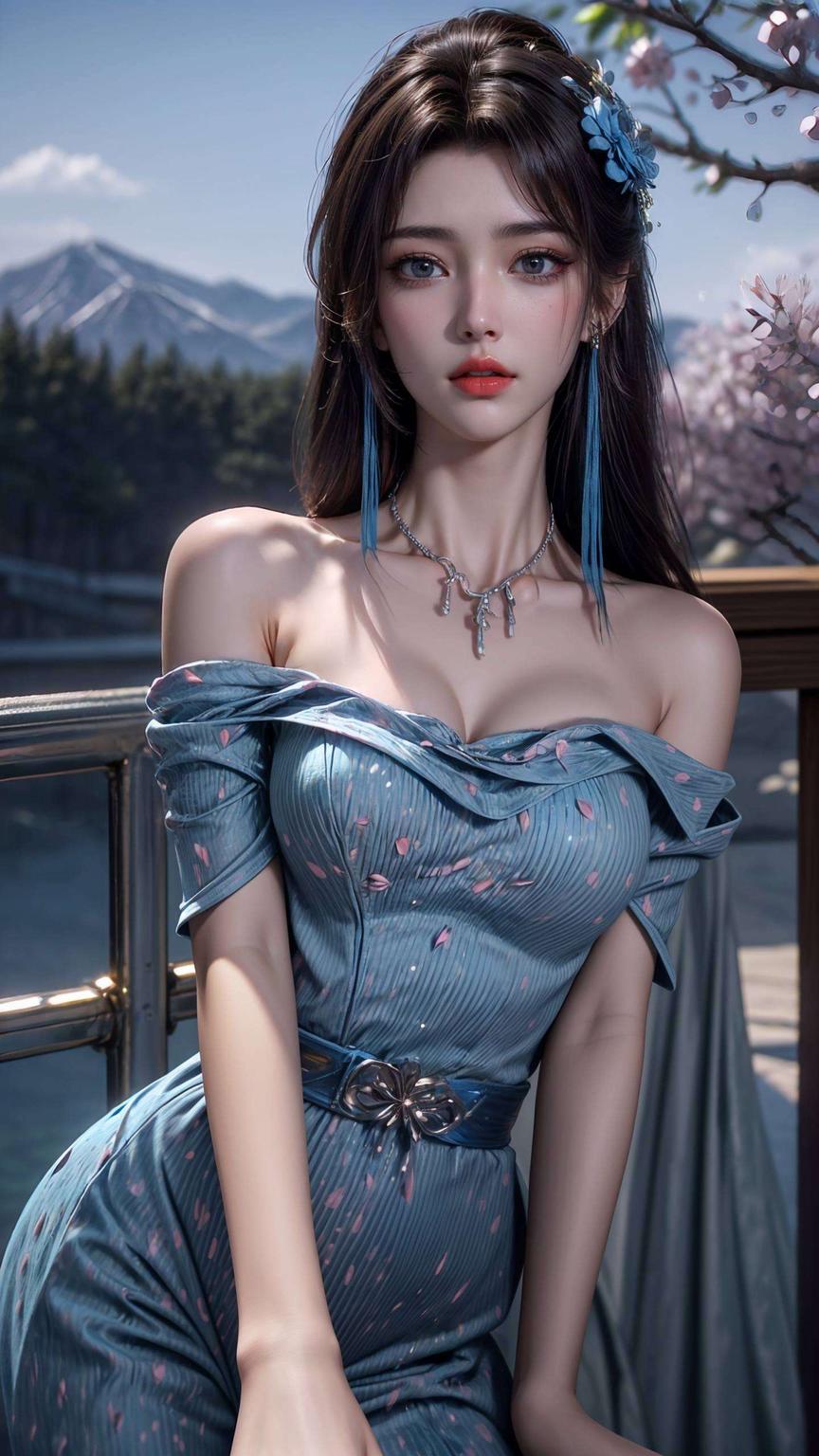 这一幕浪漫壁纸云韵微笑挥手
