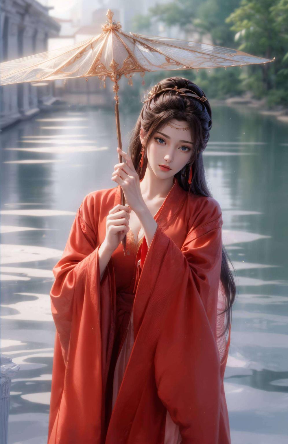 这款带面纱的神图壁纸