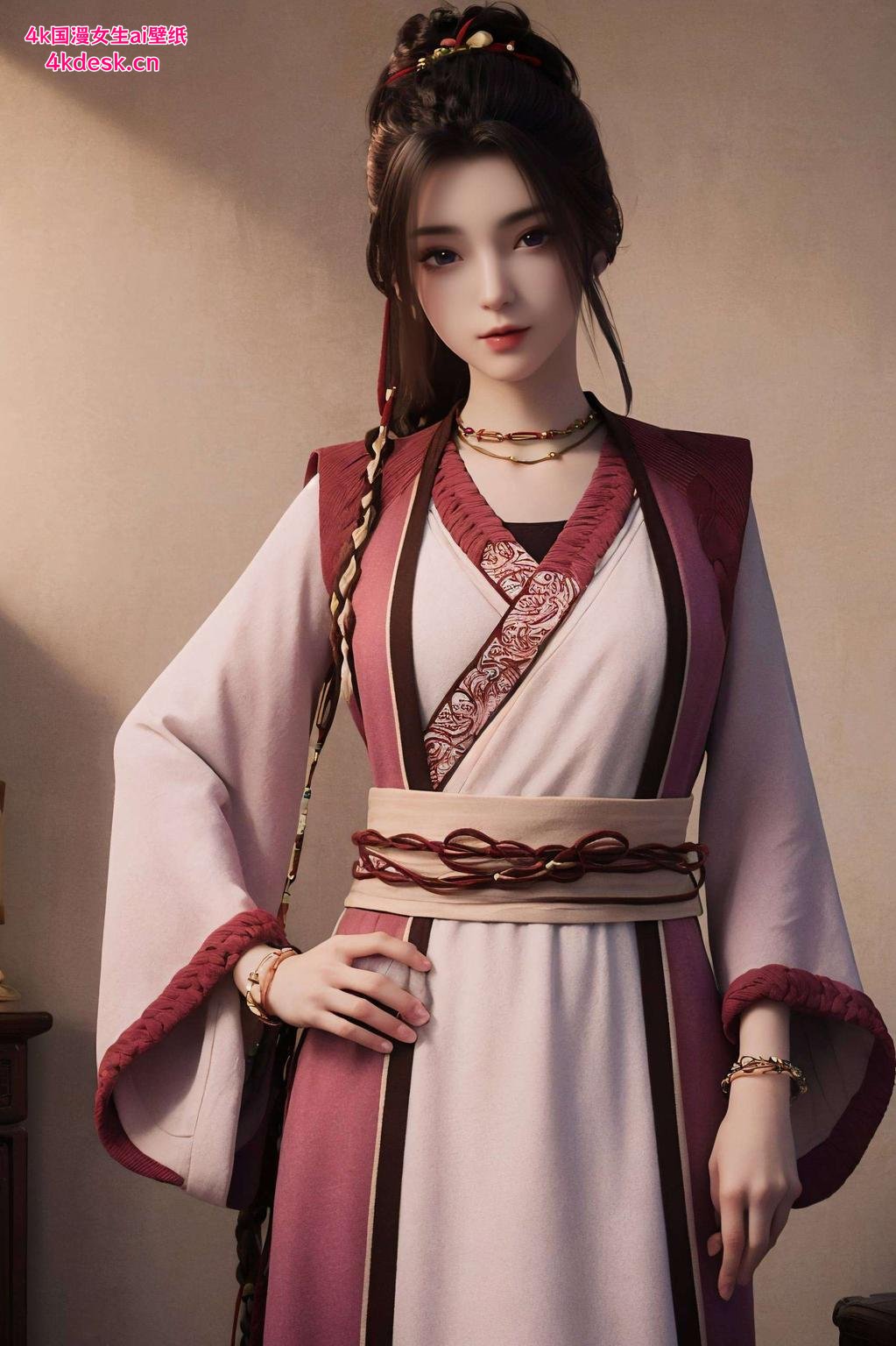 带你领略虚拟周小环的妖娆魅力这款特写精细的Win10壁纸动画