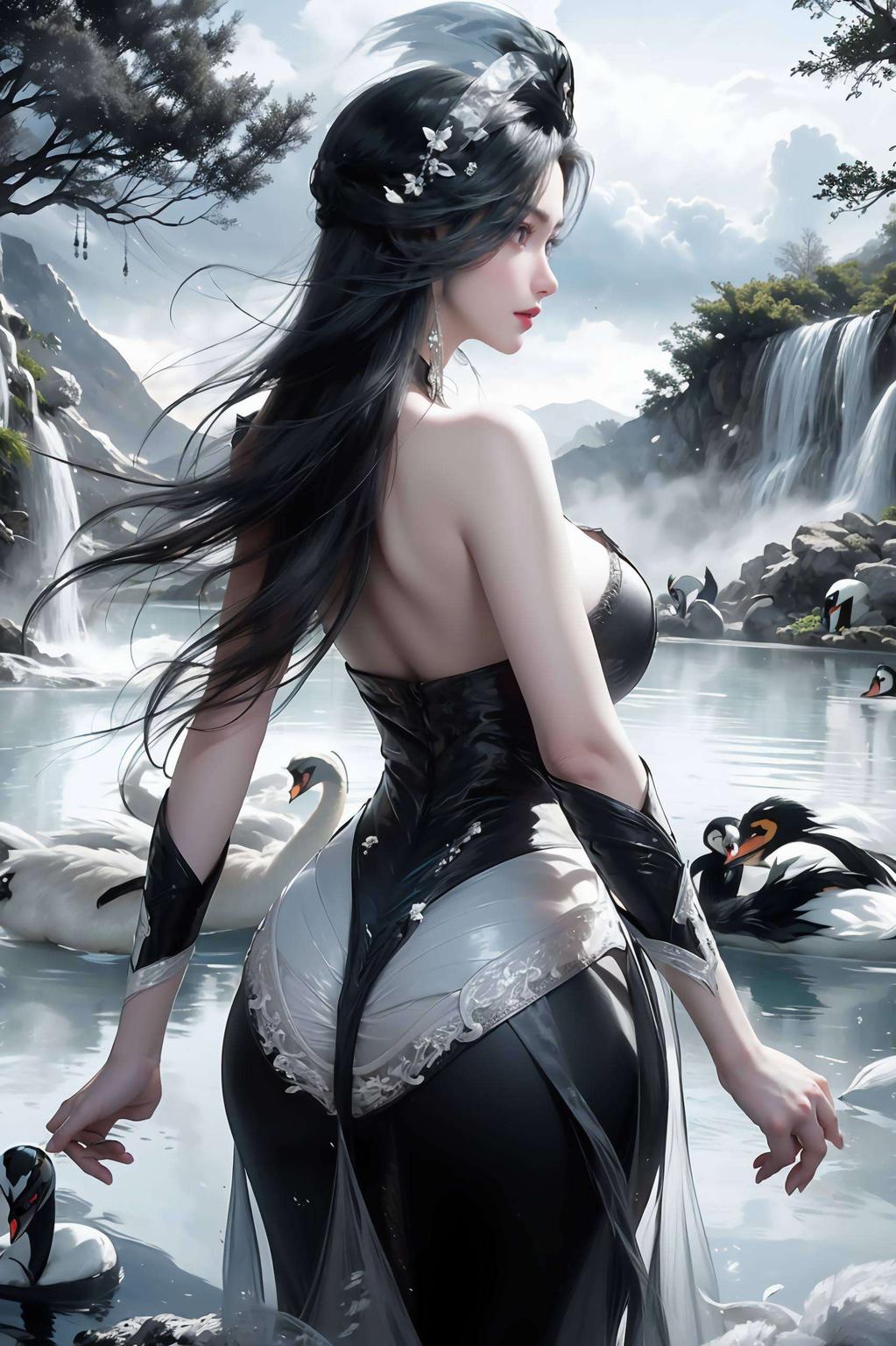 静谧之美尽显高清壁纸尽显独特身材线条