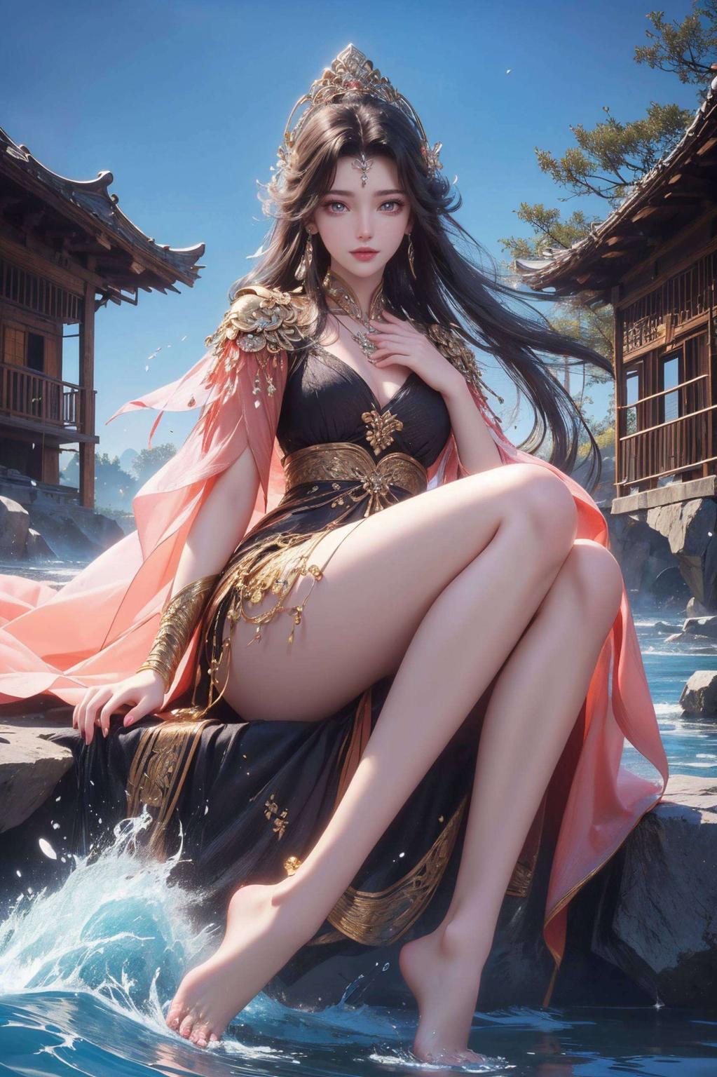 她灵动舞姿细节精致