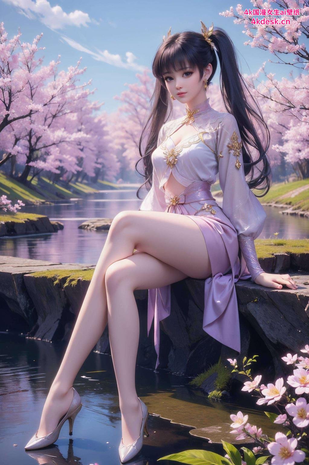 紫妍蒙面静谧之美尽显